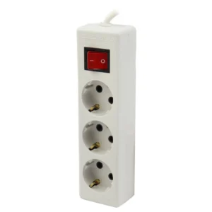 پریز 3 خانه ارت دار با کلید فرحان الکتریک