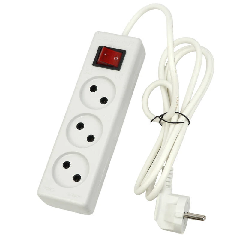 پریز 3 خانه بدون ارت با کلید فرحان الکتریک 2